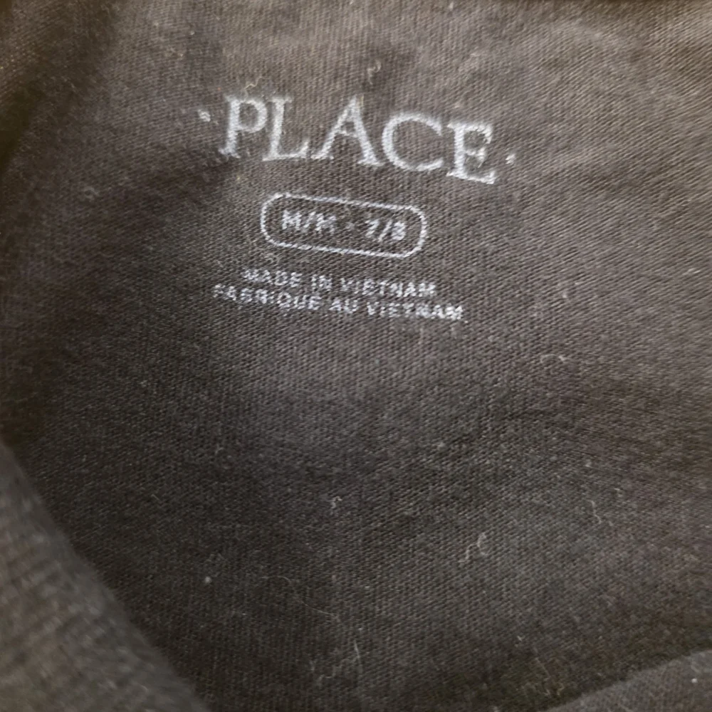 The Children's Place Black Tee with Green Dinosaur and Leprechaun